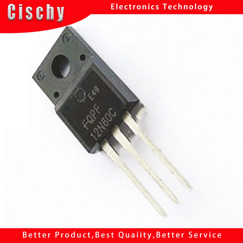 10 шт./лот FQPF12N60C 12N60C 12N60 600 В 12A F оригинал в наличии