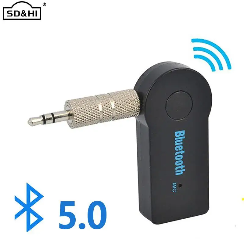 

2 In 1 Wireless Bluetooth 5.0 Receiver Transmitter Adapter 3.5mm Jack For Car Music Audio Aux A2dp Headphone Reciever Handsfree