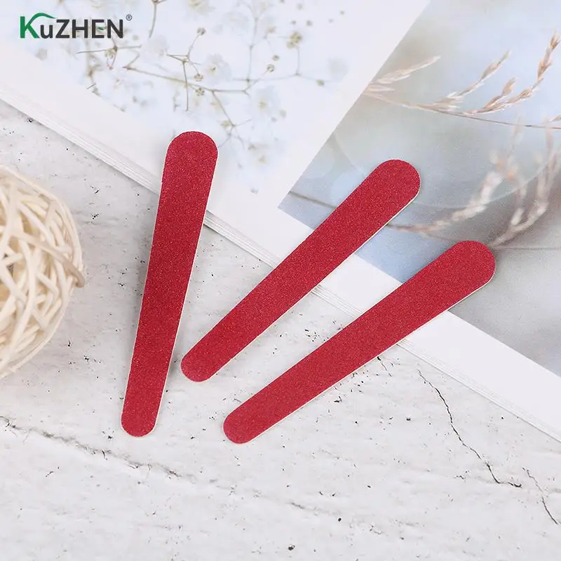 

20PCS 7.6cm Nail File Double Sided Buffer Polishing Strips Manicure Pedicure Sanding Files Sandpaper Grit Sticks Nail Art Tool