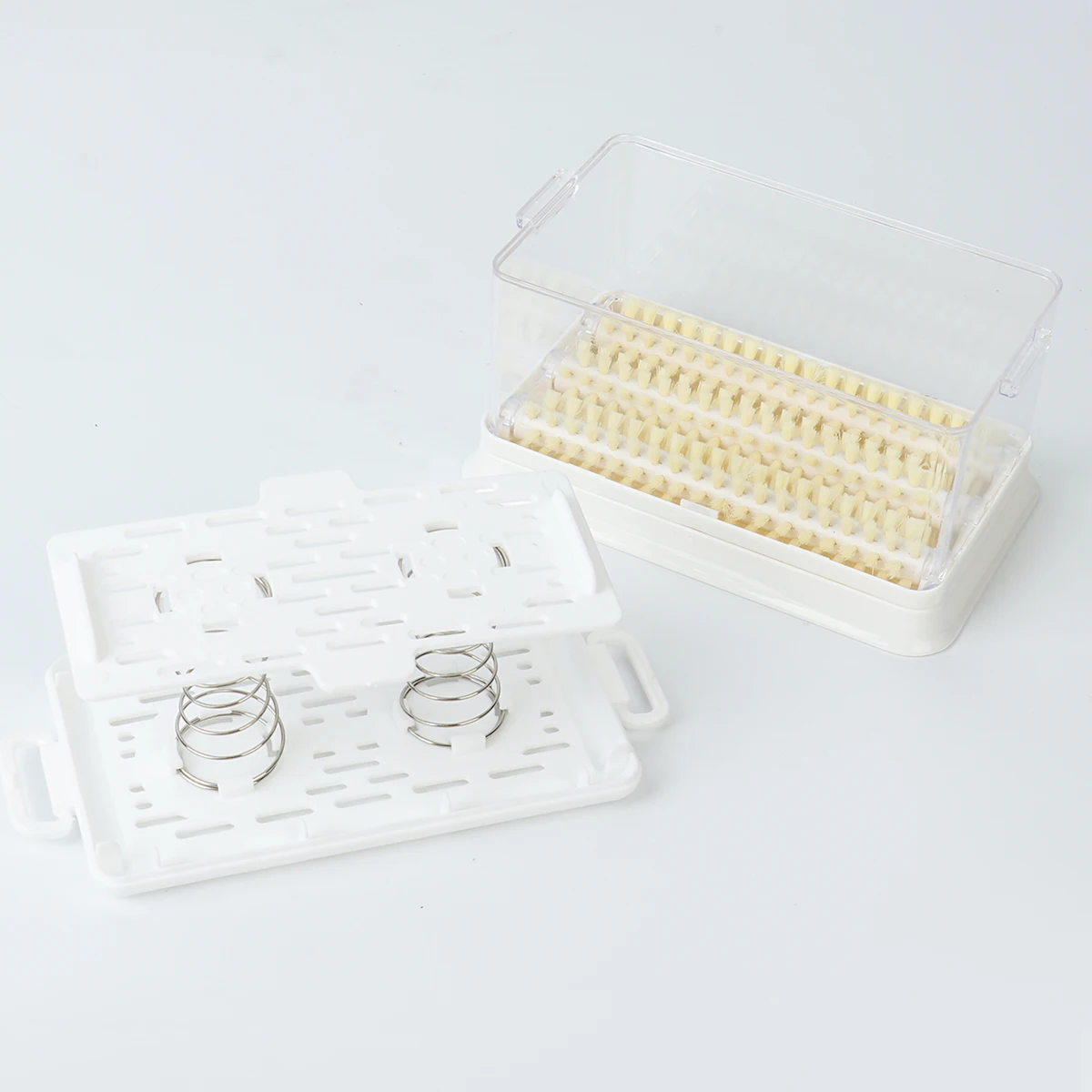 Подставка для мыла коробка хранения с крышкой кистей инструмент стирки без