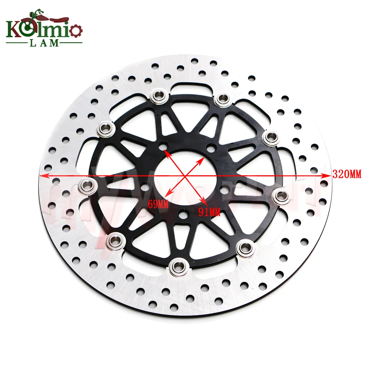 Motorcycle Floating Front Brake Disc Rotor Fit For Suzuki GSXR600 GSXR750 1997 - 2003 GSXR1000 2001 2002 GSXR 600 750 1000 | Автомобили и