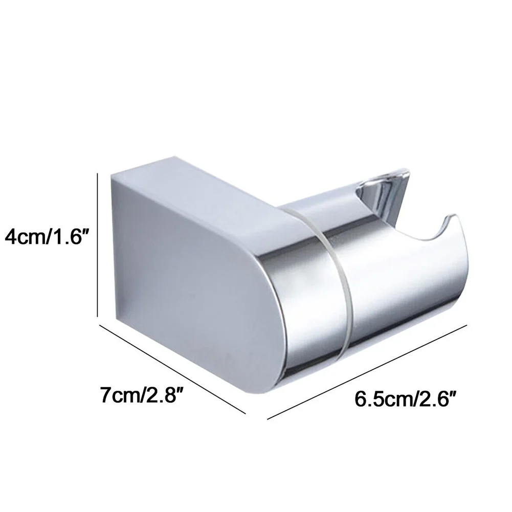 

1 шт. настенное крепление Полированный Хром ABS держатель для душевой лейки зажим Регулируемая направляющая для душа скользящий кронштейн аксессуары для ванной комнаты