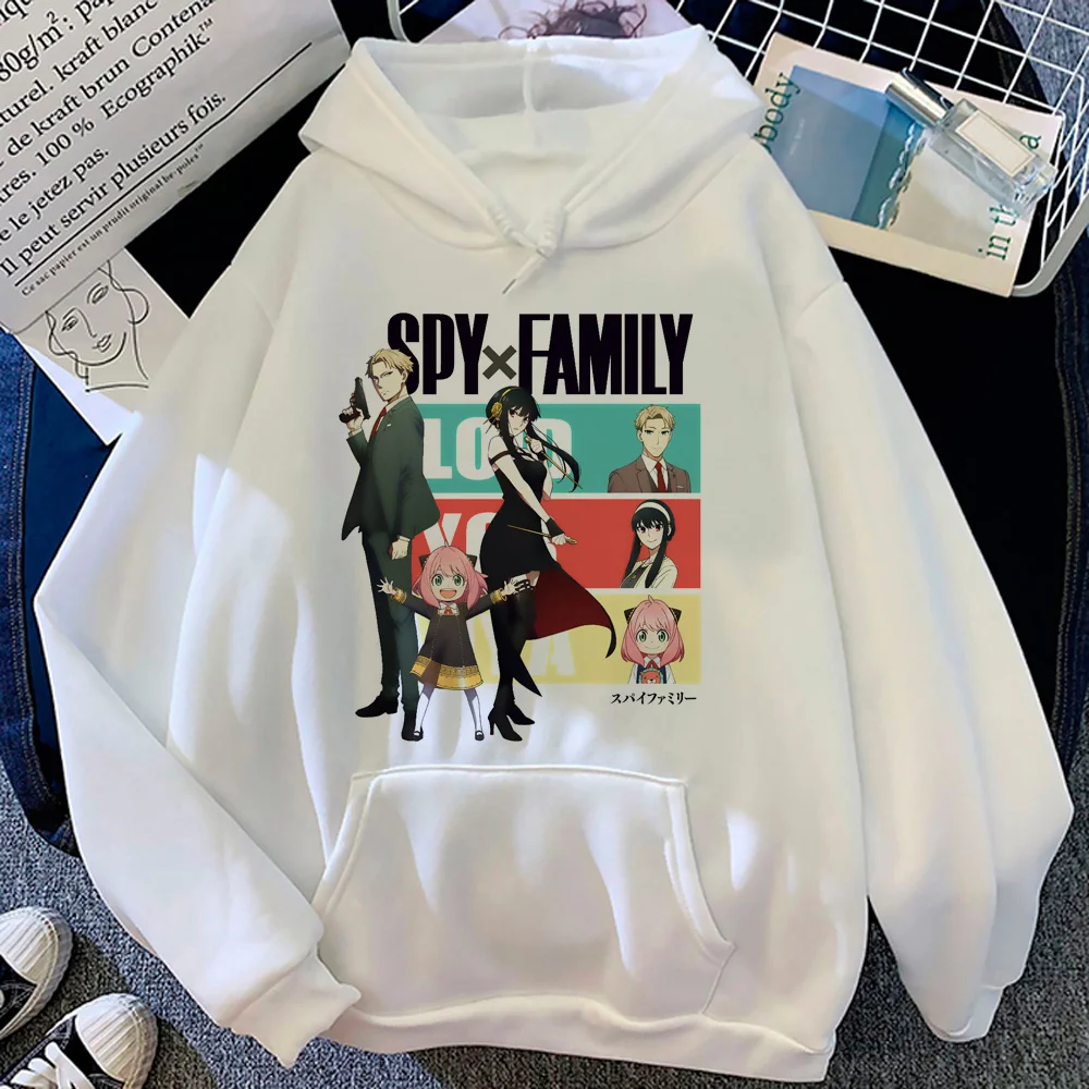 

spy x family hoodies women graphic japanese Pullover clothes female graphic Hooded Shirt