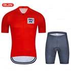 Комплект велосипедный Raudax мужской, красные быстросохнущие шорты и шорты, одежда для езды на велосипеде, командная одежда, 2022