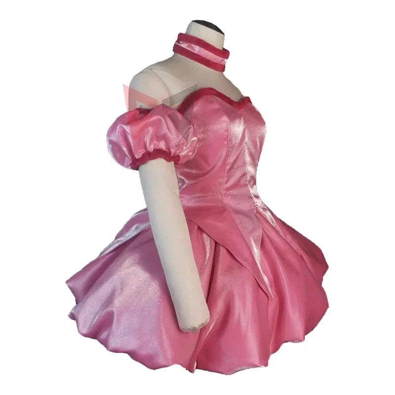 Новинка косплей-костюм tokyomew Mew с клубникой Ichigo розовые платья ушками и хвостом на