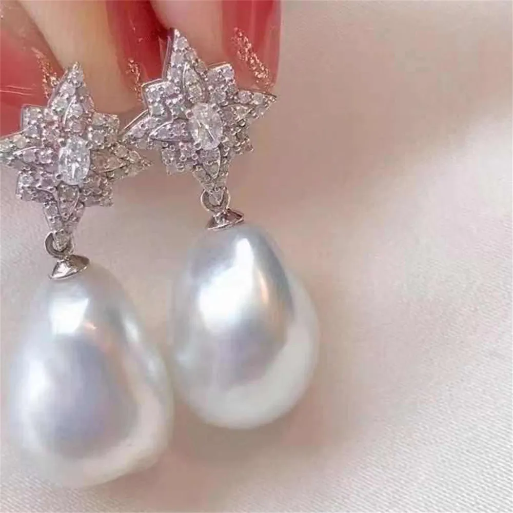 

Женские серьги из серебра 925 пробы, с жемчугом, 8-13 мм