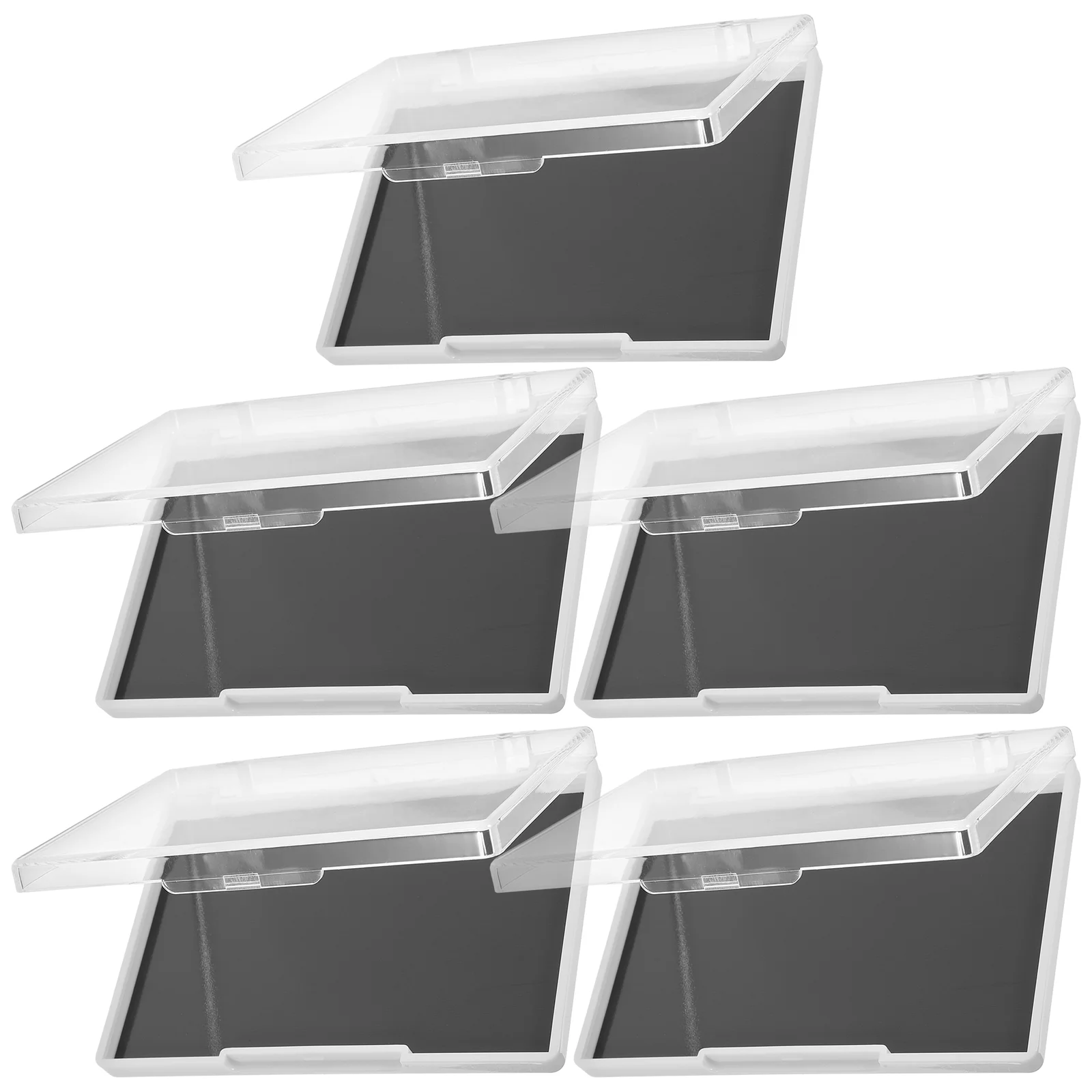 5 шт. магнитные поддоны для макияжа пластина теней век прозрачная крышка пустые