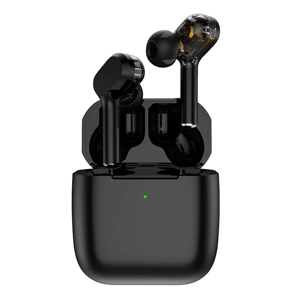

TWS-стереонаушники с поддержкой Bluetooth и зарядным футляром