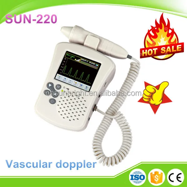 

pocket 9 Mhz plat probe veterinary vascular doppler for animal application