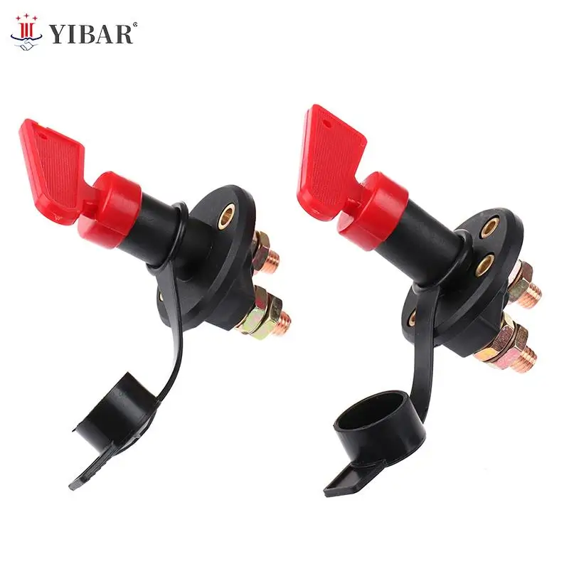 

12V 24V Red Cut Off Battery Main Kill Switch Vehicle Car Modify Isolator Disconnector Truck Boat Auto Car Power Switch