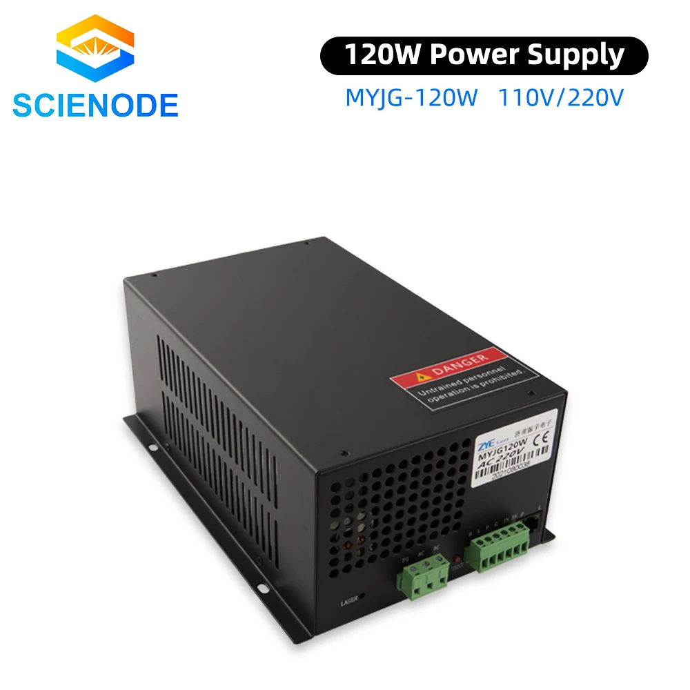 Источник питания лазера Scienode 120 Вт 110 В для CO2 лазерной трубы запчасти