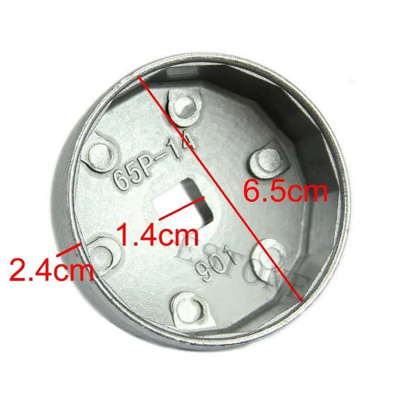 

Square 14 Flutes End Cap Oil Filter Wrench Auto Tool For 65mm Dropship