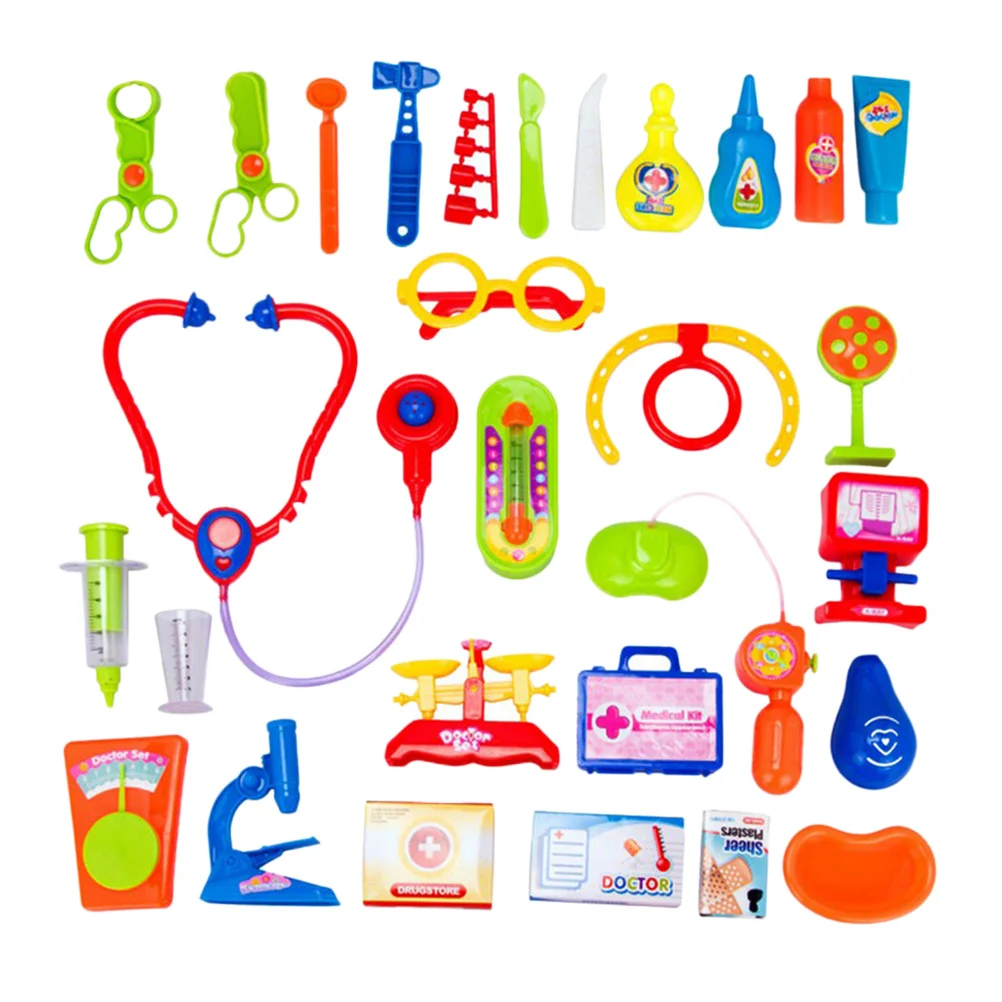 

A Set of 30pcs Baby Tools Role Play Tools Kits Toys for Boys Cosplay Kids Toddlers Girls