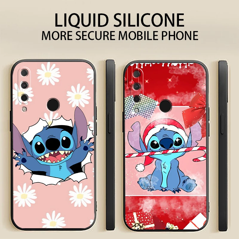 

Чехол для телефона Ститч из мультфильма Диснея для HUAWEI P Smart 2020 2019 Z 2021, роскошный Ультратонкий чехол, мягкий силиконовый чехол