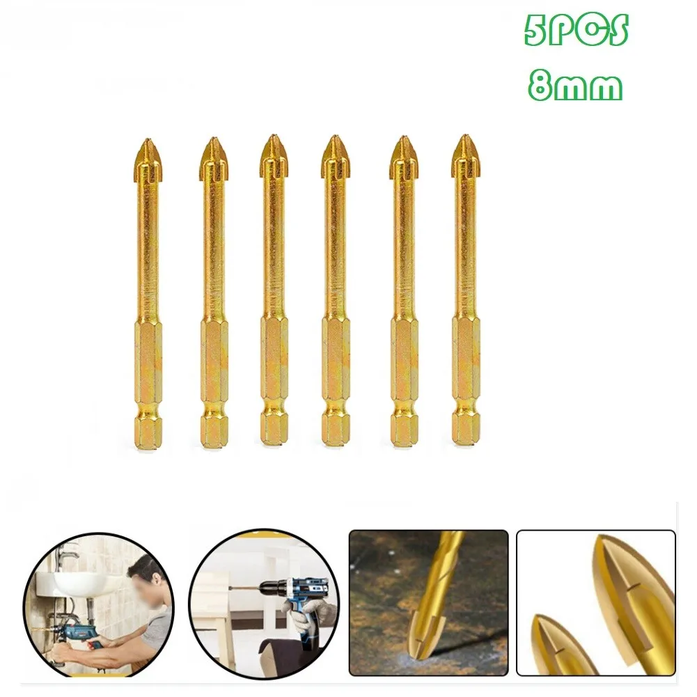

Ceramic Tile Marble Hex Shank For Glass Tile Stone Opener Saw Tipped Drill Bits