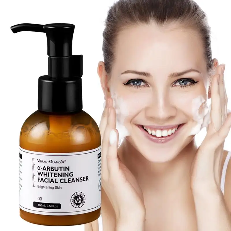 

Arbutin Foaming Facial Cleanser Deep Whitening Gentle Foaming Face Wash With Amino Acid Vitamin C Gentle Foaming Hydrating