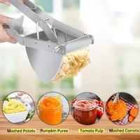 potato masher stainless steel manual oil press multifunctional baby food fruit and vegetable puree juicer kitchen accessories