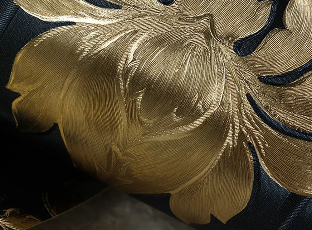 WMYDYG бумажные обои дамасская текстура красные золотые