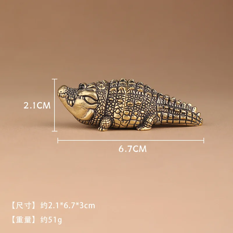 Бронзовая статуя крокодила MOONBIFFY