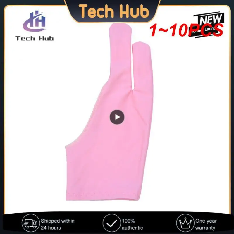 

1~10PCS Two Finger Anti-fouling Glove For Artist Drawing & Pen Graphic Tablet Pad