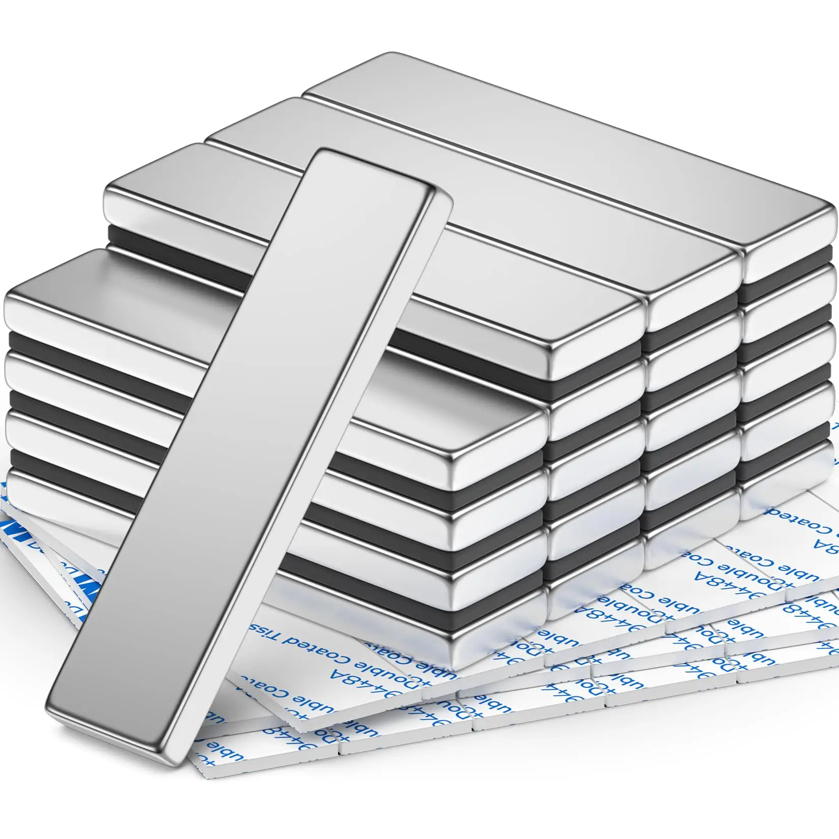Мощные Неодимовые Редкоземельные Магниты 40x10x3 Мм Сверхпрочные С Двусторонним