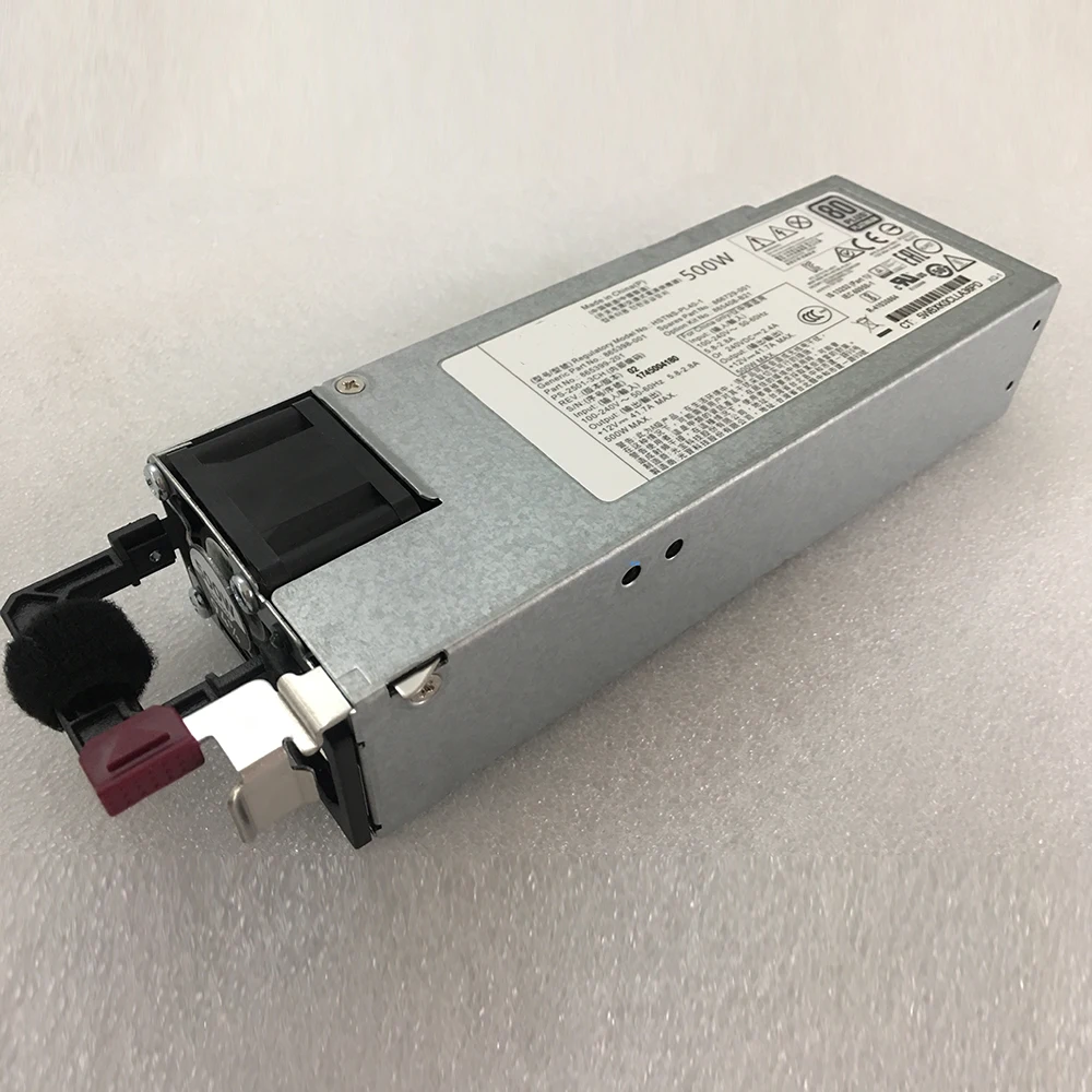 HSTNS-PL40-1 для HP G10 блок питания сервера 865398-001 866729-001 865399-201 865408-B21 500W