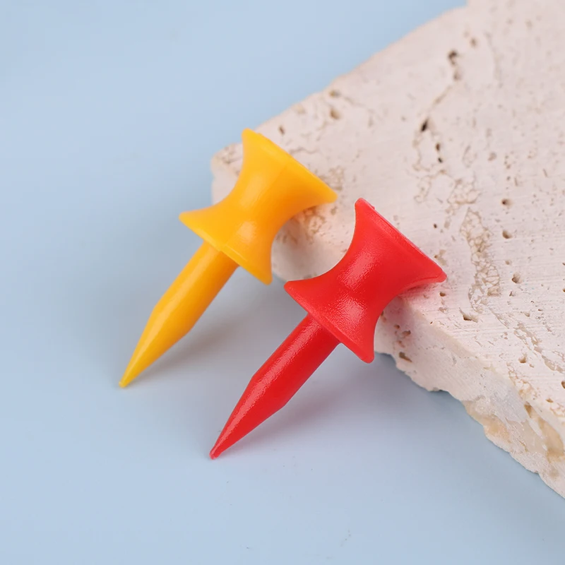 50 шт./лот 31 мм футболки для гольфа из полиэтилена красочные водителей утюги