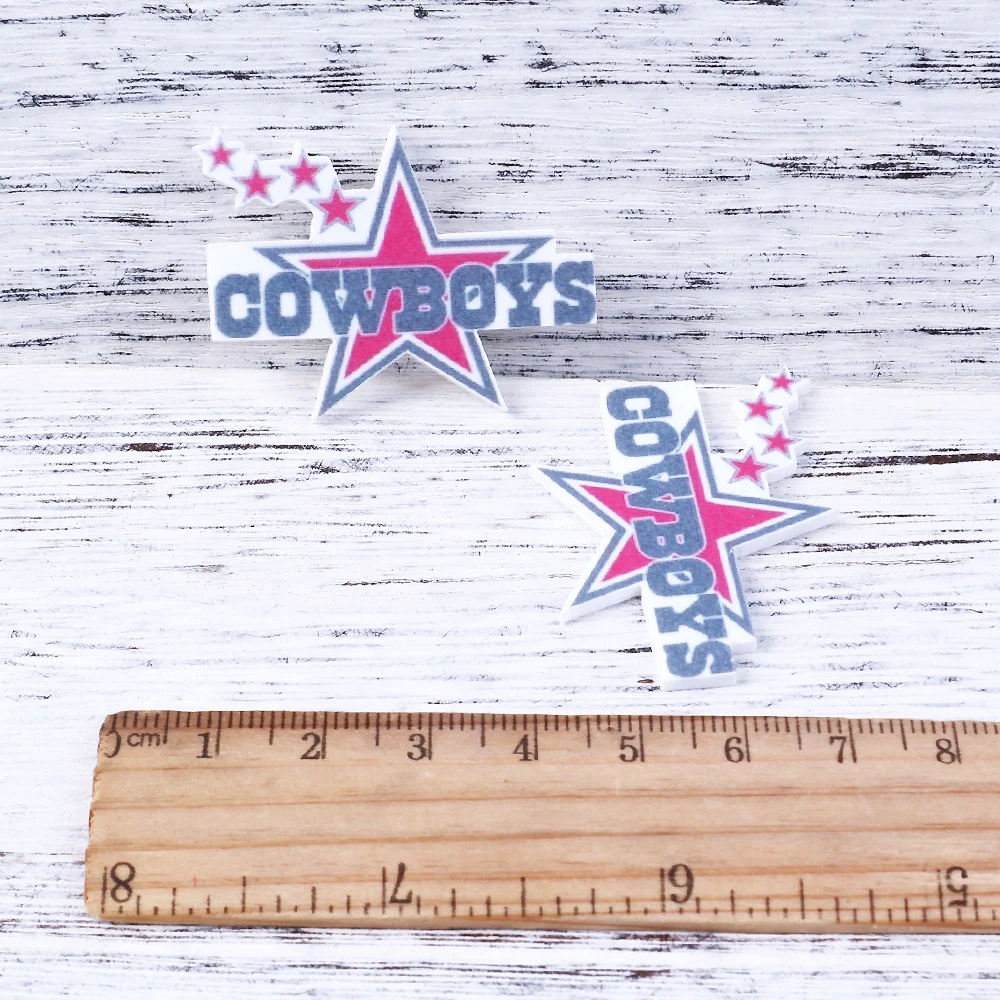 Ковбойские ковбойские каучуки с плоской задней стороной товары для рукоделия