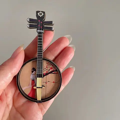 Деревянные музыкальные инструменты для кукольного домика 1/6 1/12