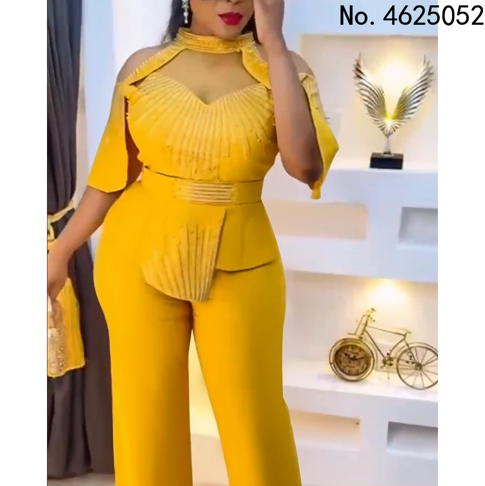 

Новая модель в африканском стиле, 4 размера, женское длинное пальто, костюм из двух предметов