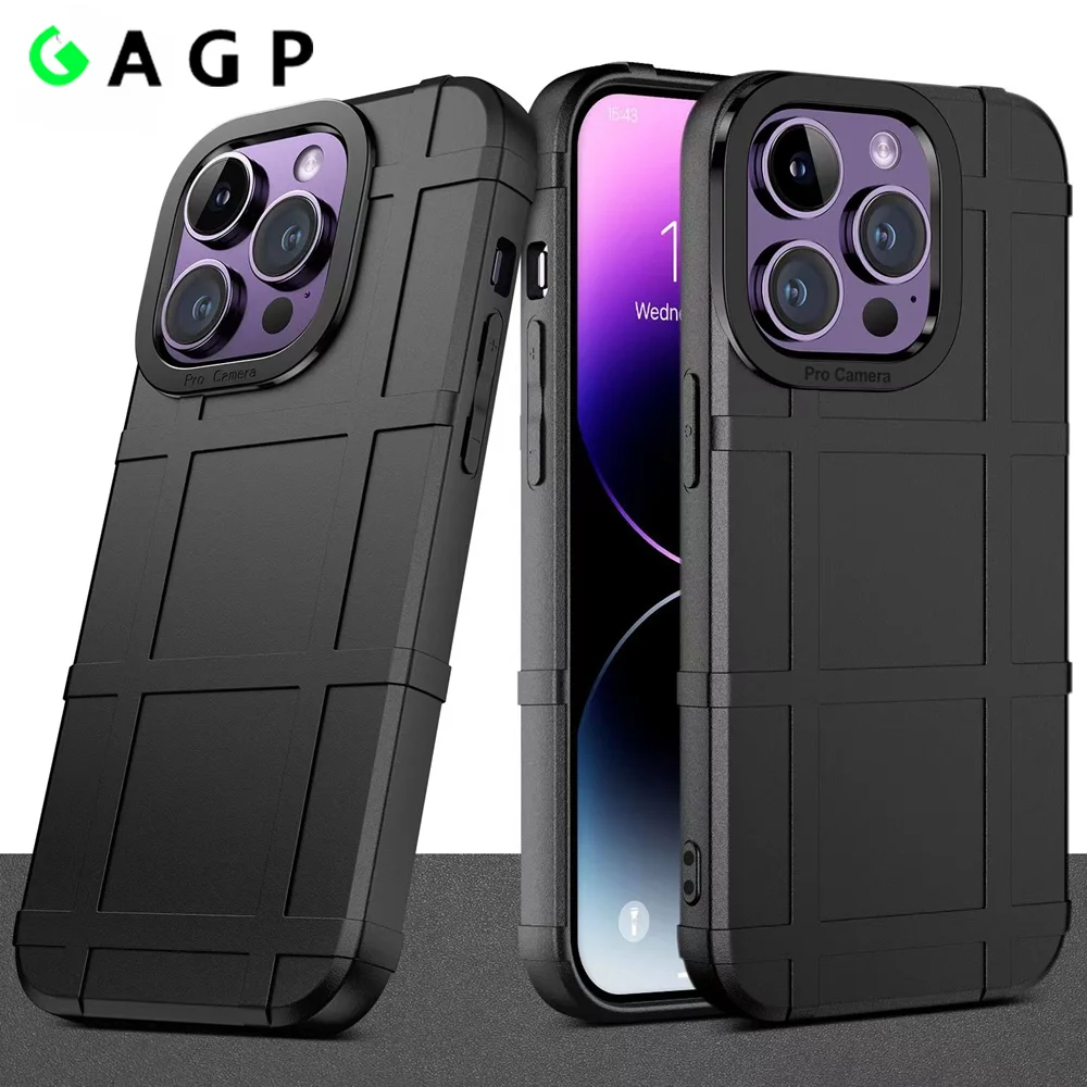 

Luxury Matte Army Shockproof Soft Silicone Slim Case for Iphone 14 13 12 Pro Max 11 12 XR Xs 7 8 14 Plus 13 14 Pro Max Cover