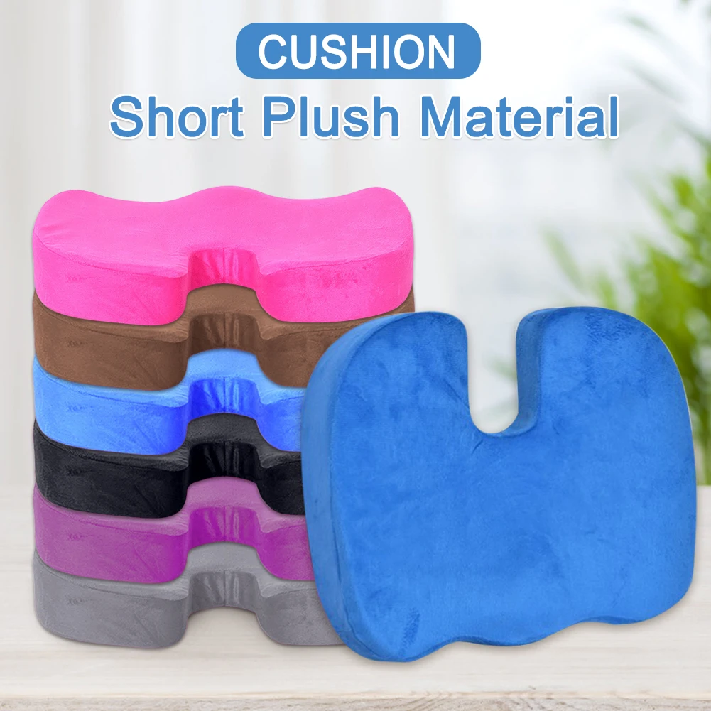 

Memory Foam Correct Posture Seat Cushion Removable Raised Seat Cushion Washable Tailbone Cushion Pads Breathable for Office