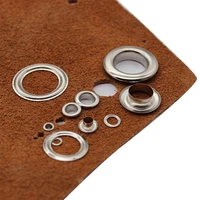 silvery eyelet with washer leather craft repair grommet 3mm 4mm 5mm 6mm 8mm 10mm 12mm 14mm 17mm 20mm