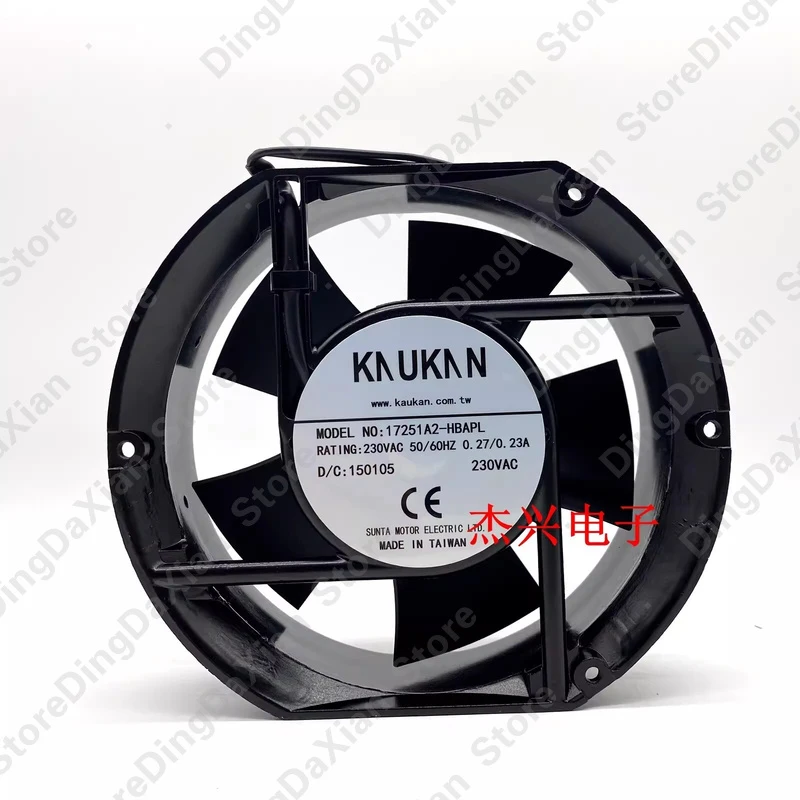 Фото Вентилятор охлаждения D+FOR KNUKUU 17251A2-HBAPL 230V 0.27A/0.23A 17251, 1 шт. №1