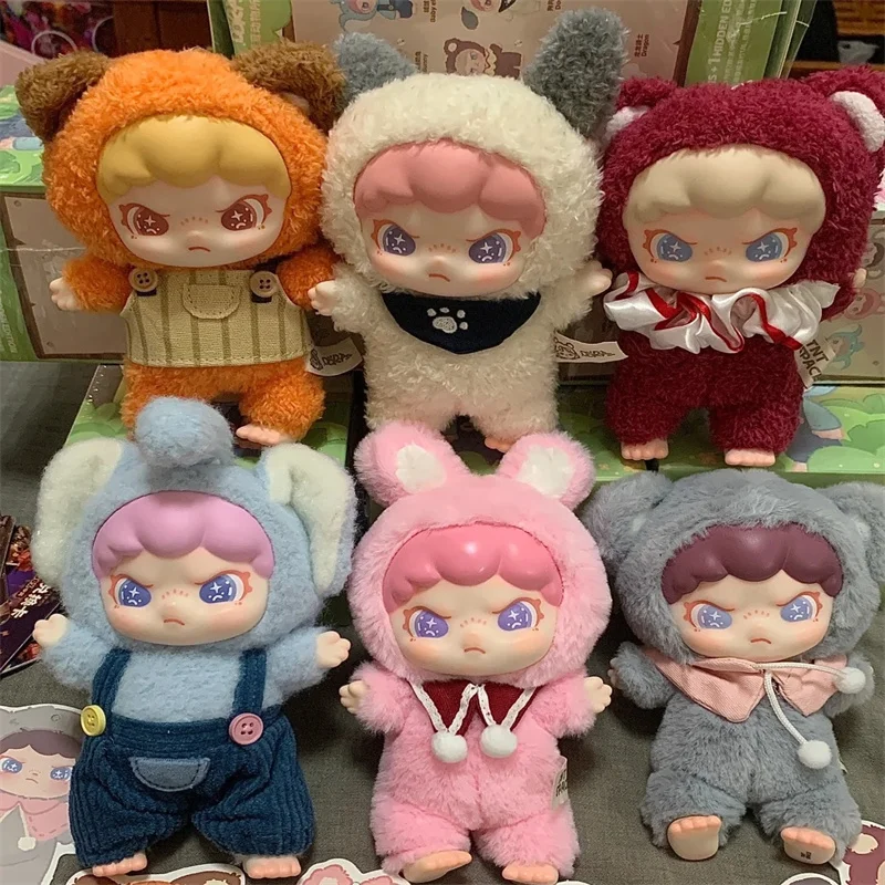 Новая подлинная серия Furry Animal Dora виниловая плюшевая глухая коробка кукла рюкзак