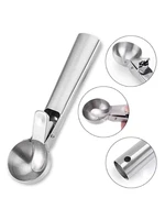 ice cream scoops stacks stainless steel fruit digger non stick spoon tool ice cream ball maker kitchen tools for watermelon cake