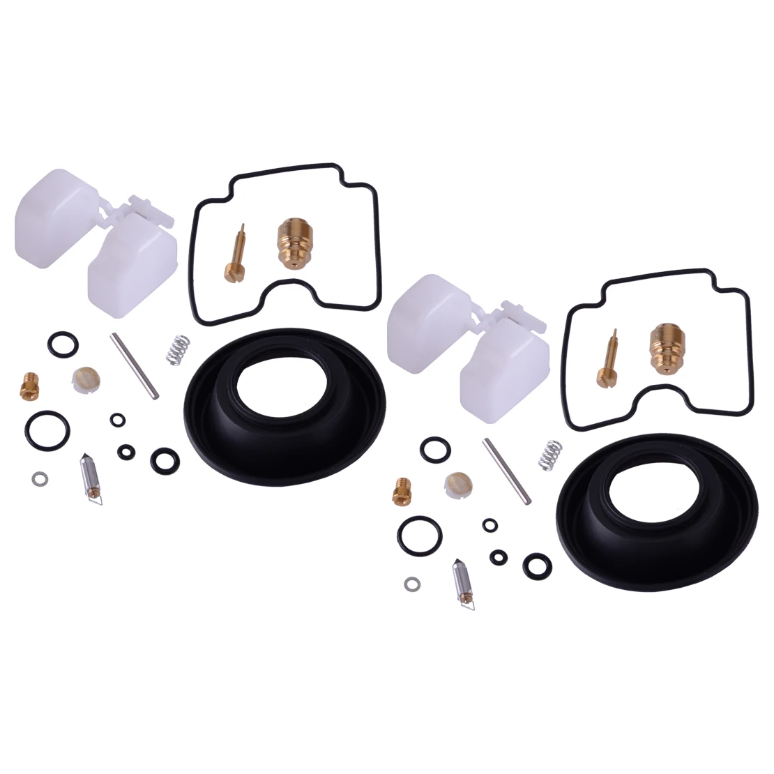 

2 Sets Motorcycle Carburetor Repair Kit Diaphragm Float Fit For Yamaha V-Star 1100 XVS1100 1999-2001 2002 2003 2004 2005 New