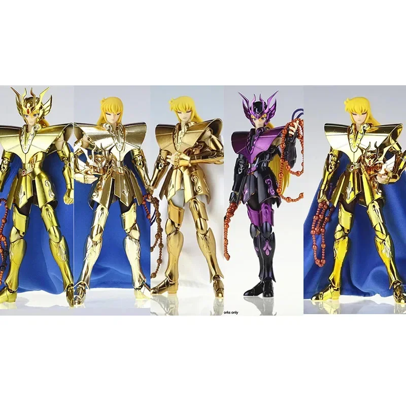 MST Saint Seiya Myth Cloth EXM/EX Metal Virgo Shaka Andromeda Shun Head 24K Hades/Dark Gold экшн-фигурка &quotРыцари