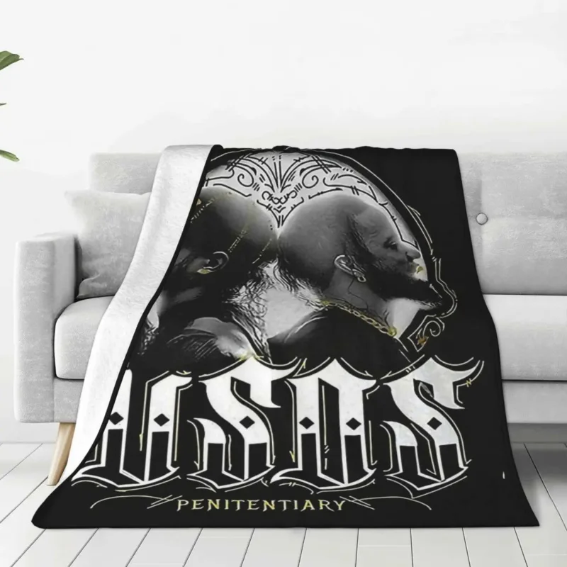 

WWE The Usos Penitentiary Authentic Blankets Flannel Ultra-Soft Throw Blanket for Bed Bedspread