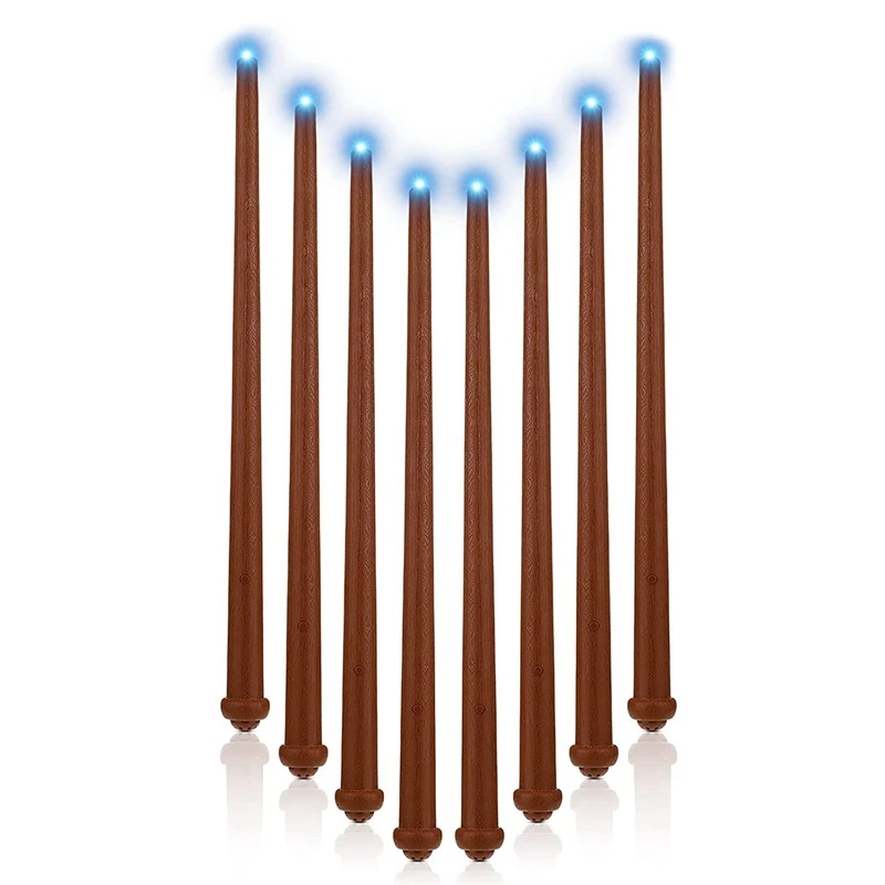 

8 Pieces Light Up Wand Magic Light And Sound Toy Wizard Wands, Illuminating Wand, Party Costume Accessory