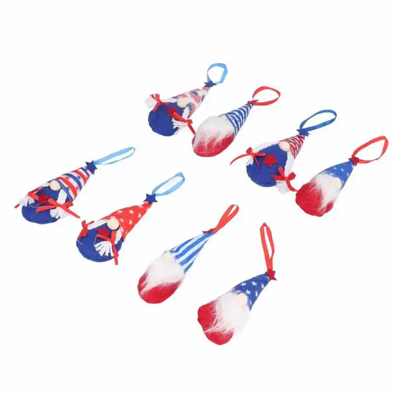 

Кукла гном ко Дню независимости куклы Американский патриотический гном кулоны с детализированными деталями для украшения вечерние