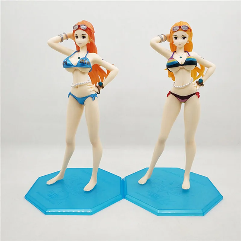 

20CM One Piece Action Figure Anime Nami Figures Sexy Anime Girl Figures PVC Collectible Dolls For Adults