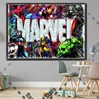 Постеры и принты мстители Disney, супергерои, Капитан Америка, HD Настенная картина на холсте для спальни, гостиной