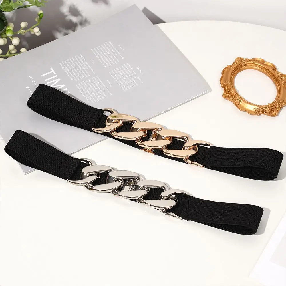 

Fashion Punk Women Waist Belts Stretch Waist Strap Elastic Belts Decorative Waistband