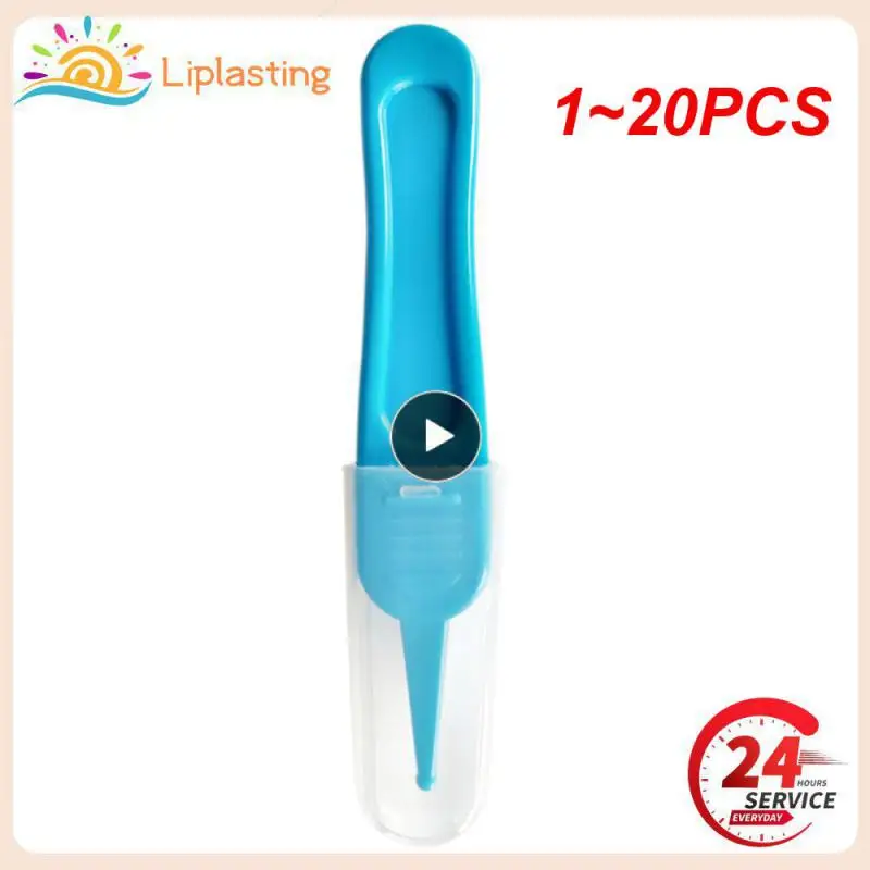 

1-20 шт., пластиковые пинцеты для чистки пупка