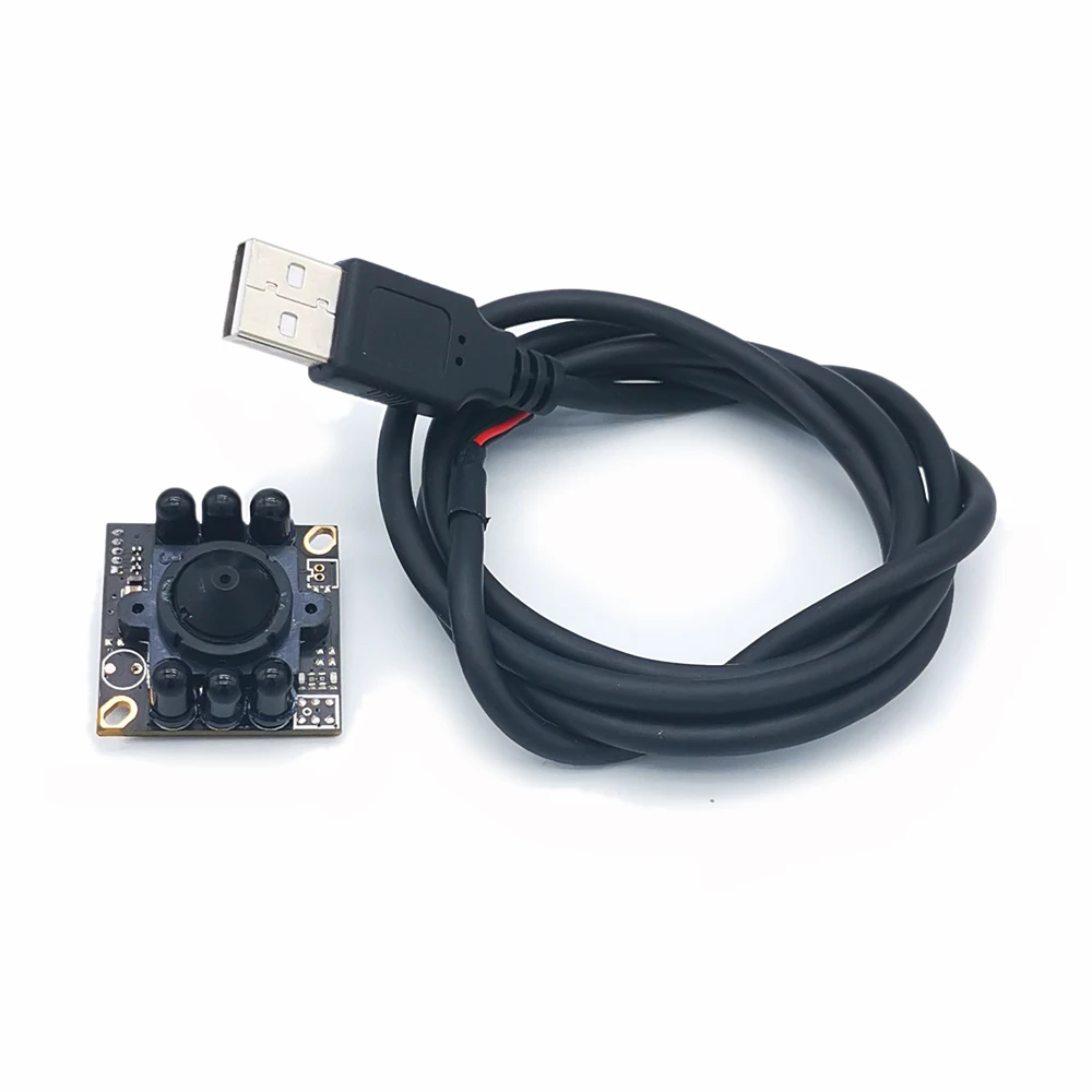 Фото Инфракрасный модуль камеры 1080P 720P OTG USB 28x28 мм с 6 светодиодами 940nm CCTV безопасность Usb UVC камера с функцией ночного видения Type-C №3