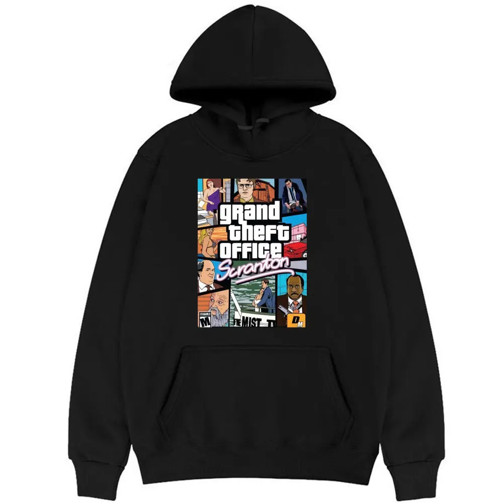 

Men Women Tv Series Michael Scott Jim Mifflin Scranton Hoodies Funny Dwight Schrute The Office Hoodie Man Harajuku Sweatshirt