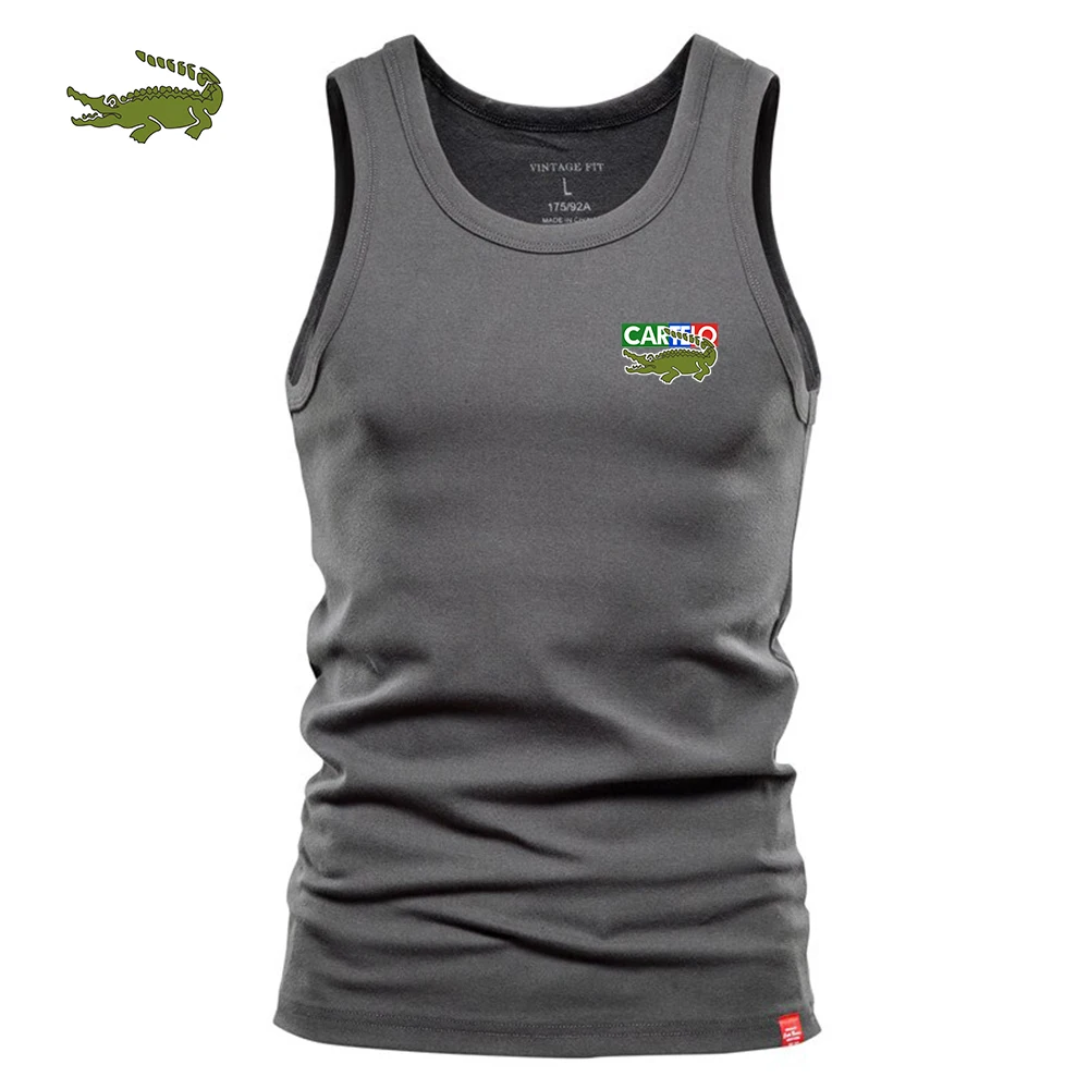 

Cartelo Men's Summer Tank Tops Hot Sale Sleeveless Tank Top Fashion Casual Men's T-Shirts Gym Workout Tank Tops Men's T-Shirts