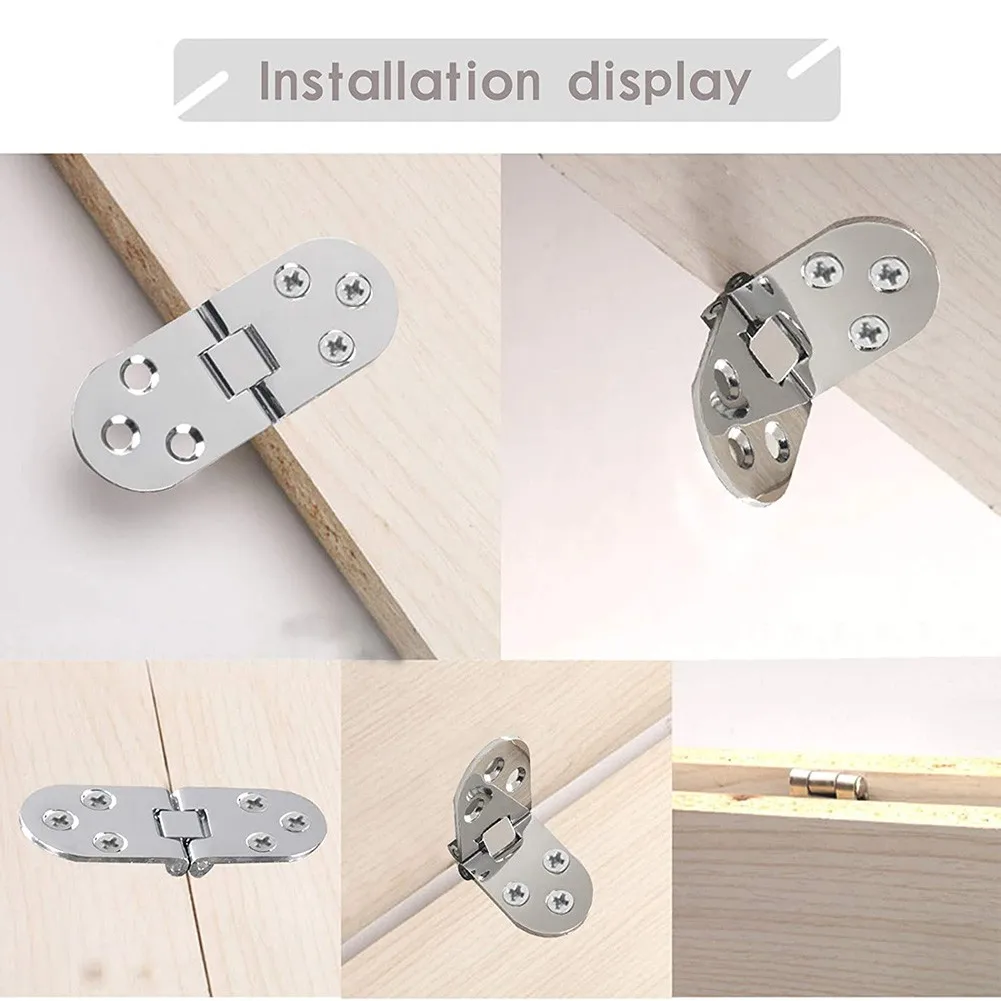 

2pcs Folding Table Hinges Self Supporting Folding Table Cabinet Door Hinge Flush Mounted Hinges For Kitchen Furniture Fittings