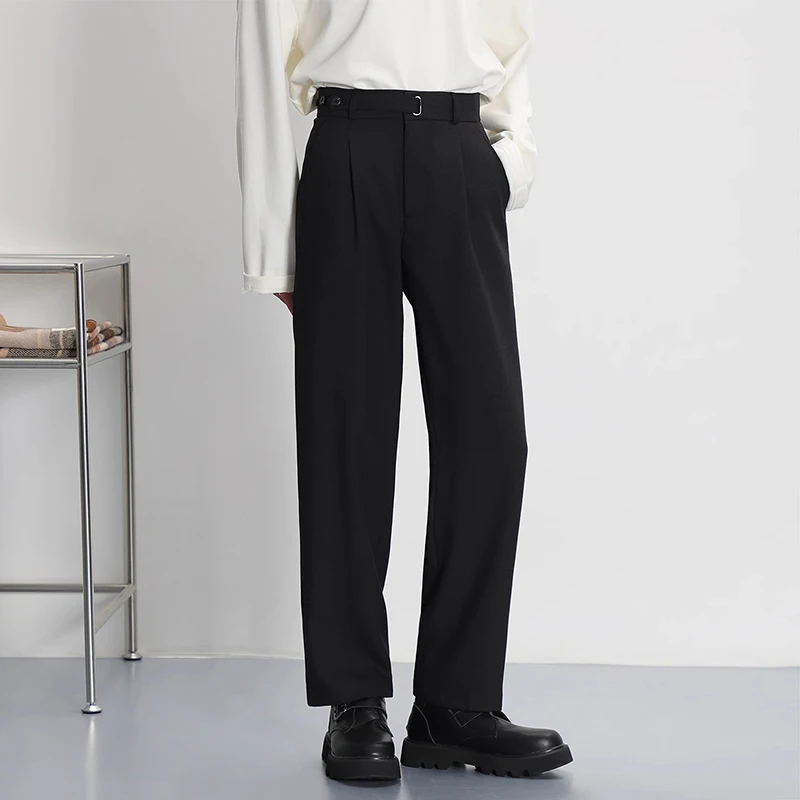 Мужские узкие шерстяные брюки Naples весна-осень 2024 повседневные однотонные